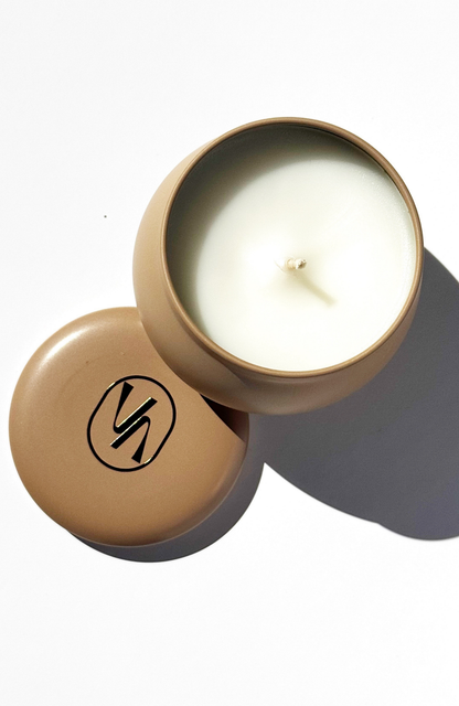 HINOKI FLOWER SCENTED CANDLE WITH WOOD WICK