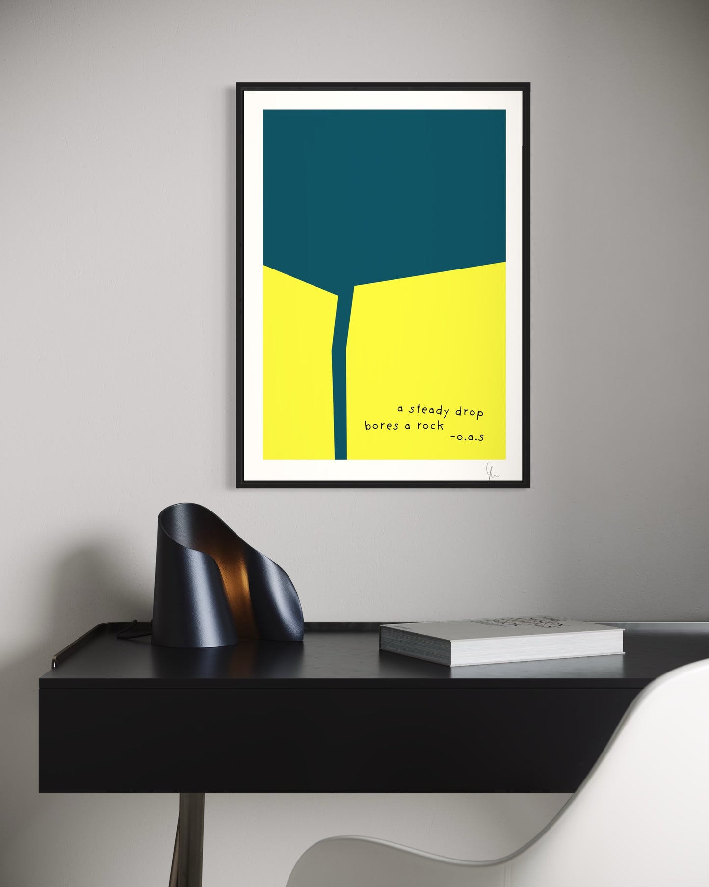 A STEADY DROP ART PRINT-WALL ART