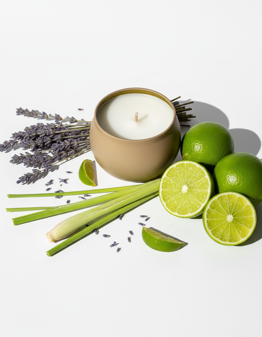 MINI SCENTED TRAVEL CANDLE: SAVANNAH DAZE WITH COTTON WICK