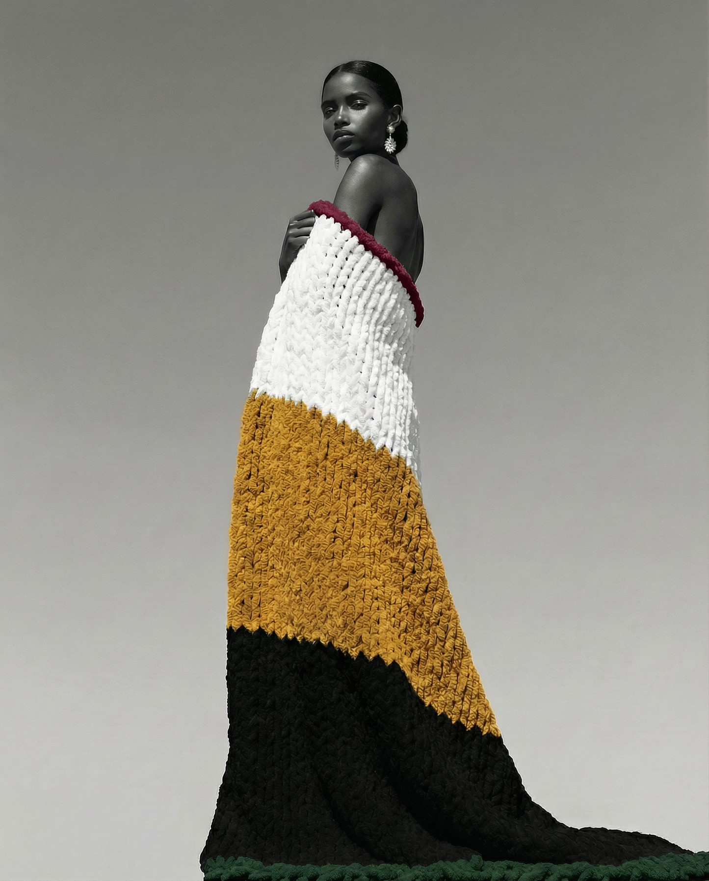 LOVE LETTER CHUNKY KNIT BLANKET